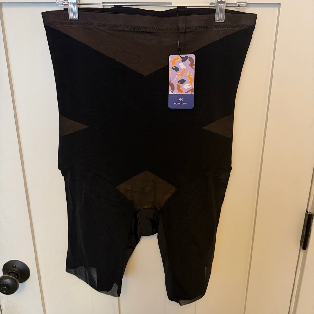 HONEYLOVE Black/Nude SuperPower Shorts Shapewear Plus Size 1X NWT $89 - Picture 5 of 9